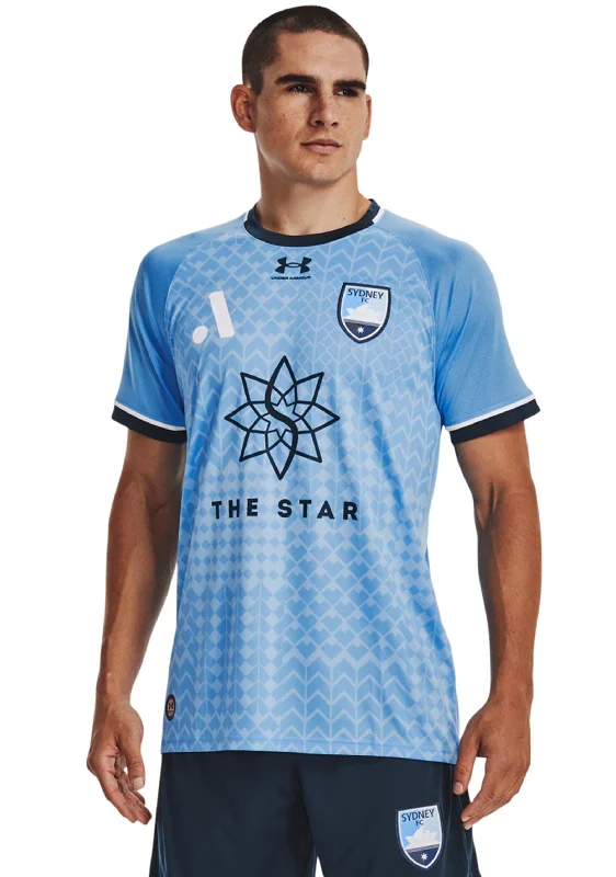 Under Armour Mens Sydney FC 22/23 UA Home Jersey <br> 1372235 496