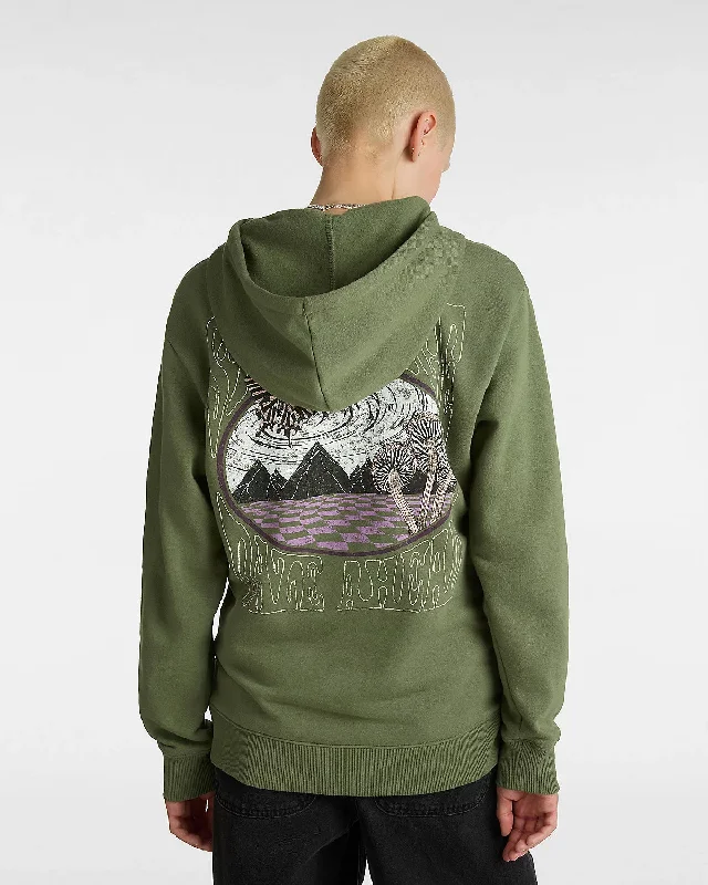 Dazed Strange Hoodie in Olive