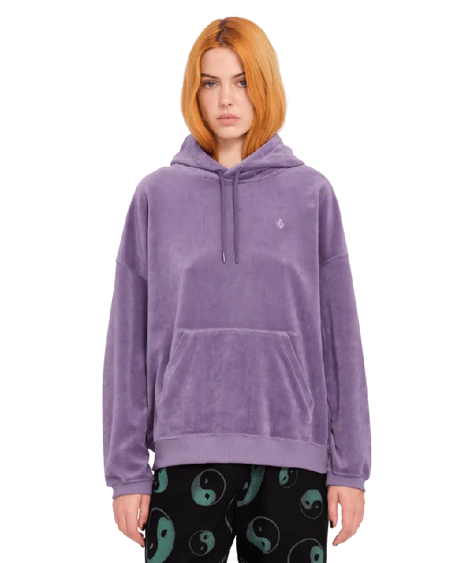 Stone Heart Up Hoodie in Vintage Violet