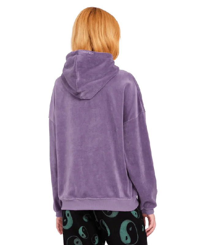 Stone Heart Up Hoodie in Vintage Violet