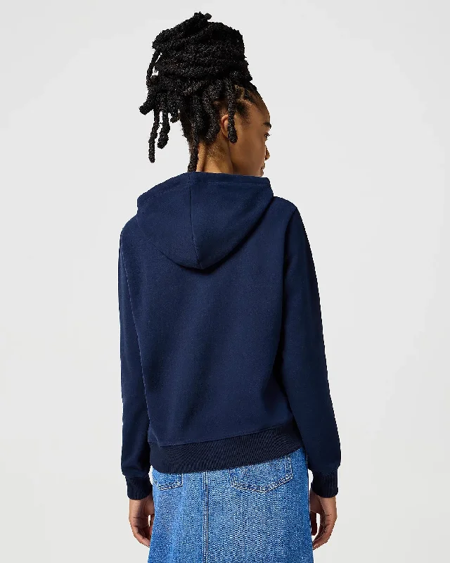 Regular Hoodie in Navy