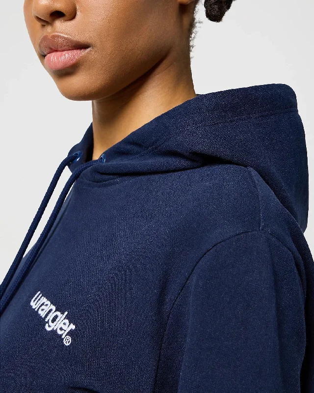 Regular Hoodie in Navy