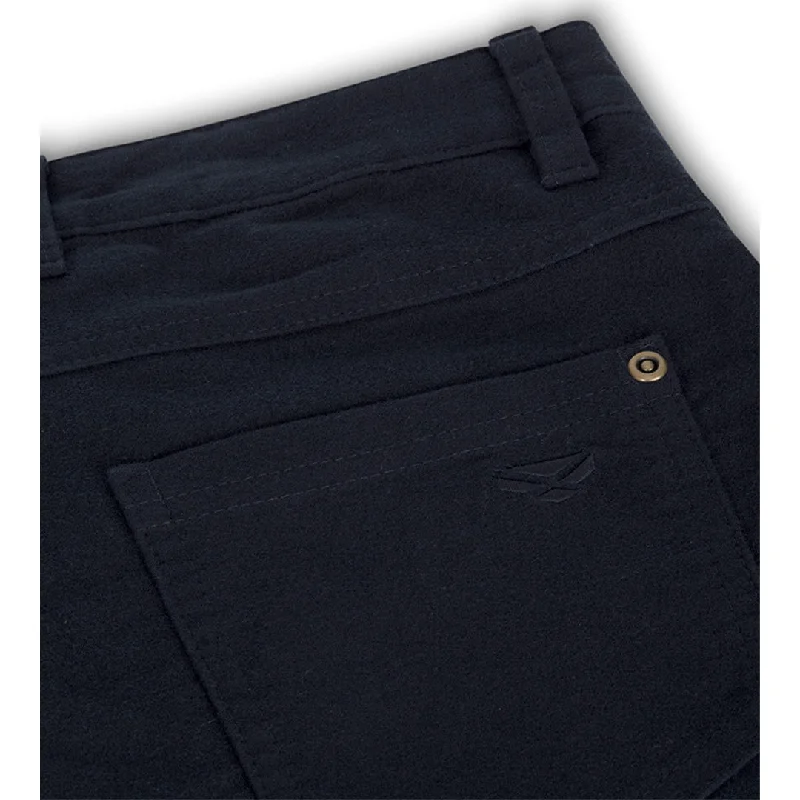 Catrine Ladies Technical Stretch Moleskin Jeans - Midnight Navy by Hoggs of Fife