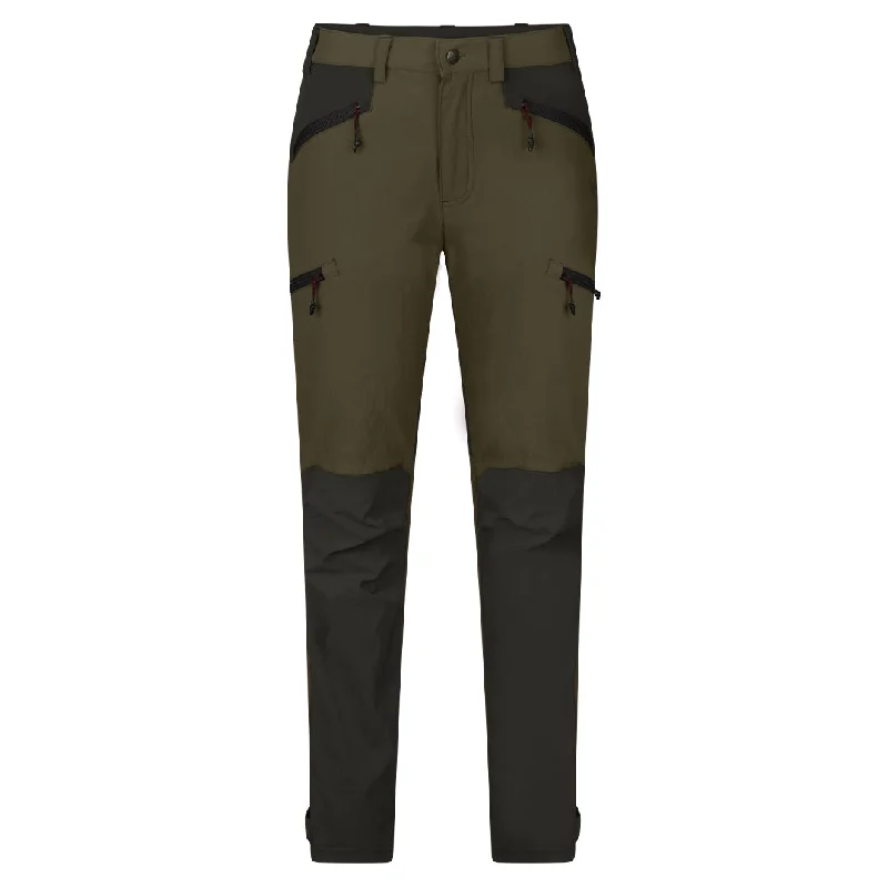 Larch Stretch Lady Trousers - Grizzly Brown/Duffel Green by Seeland