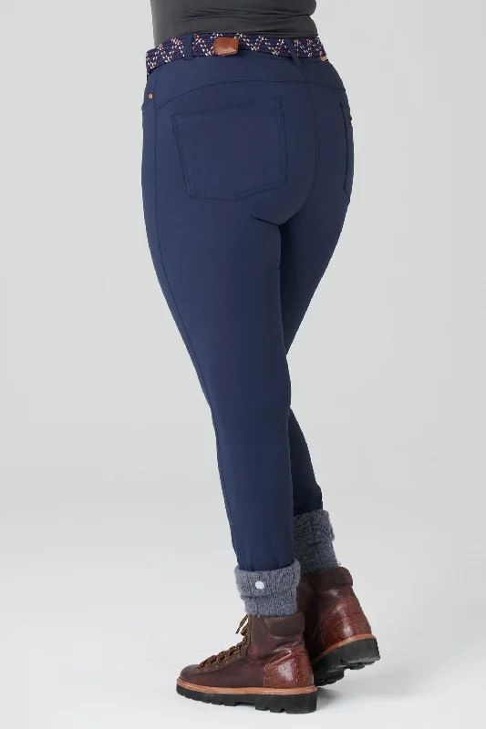 High Abrasion Aventurite Skinny Outdoor Trousers - Midnight Blue