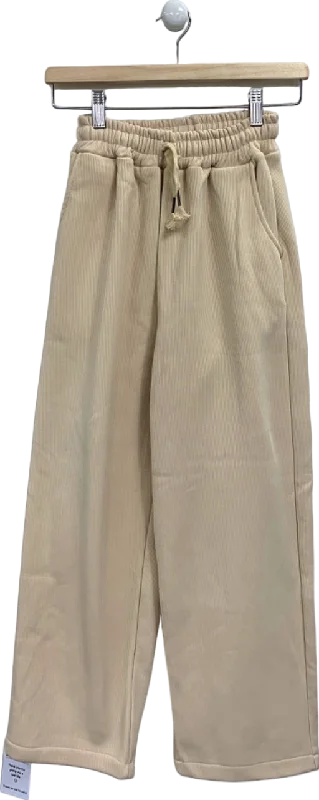 Beige Trousers UK 4