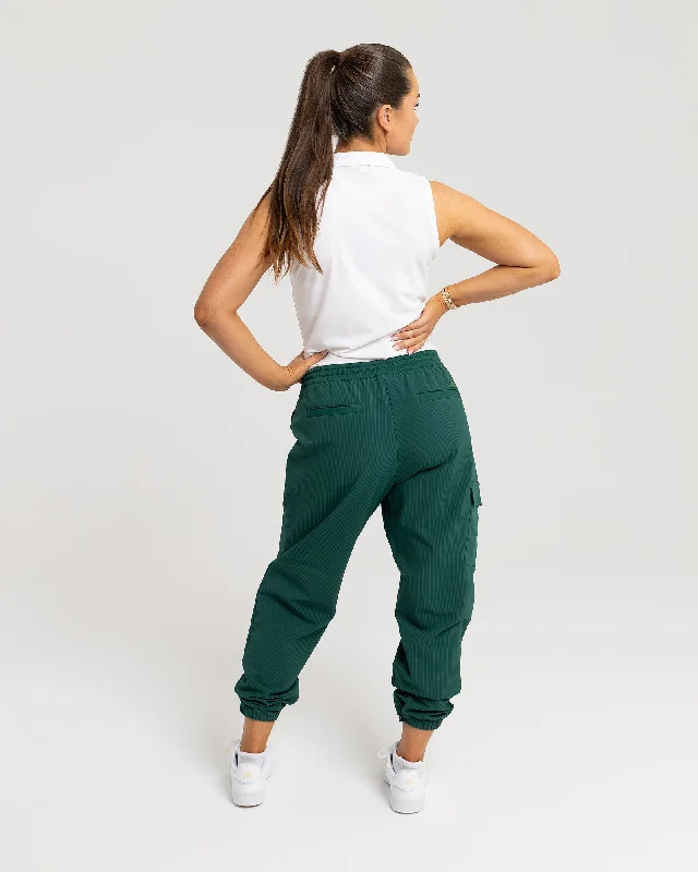 Womens Go-To Hybrid Jogger Trousers Green - AW24