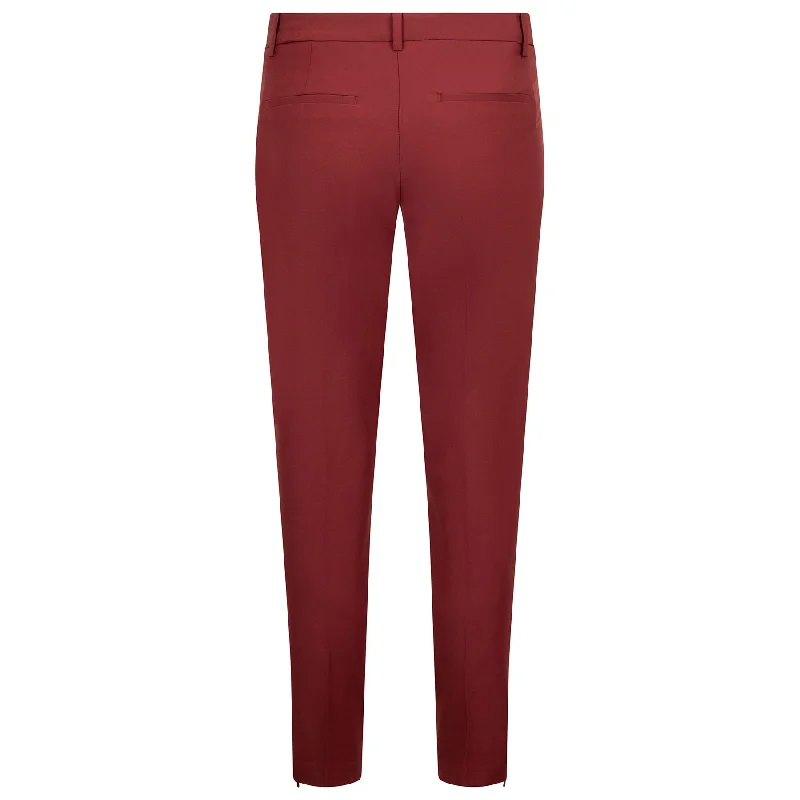 Womens Pia Micro High Stretch Pants Cabernet - AW24