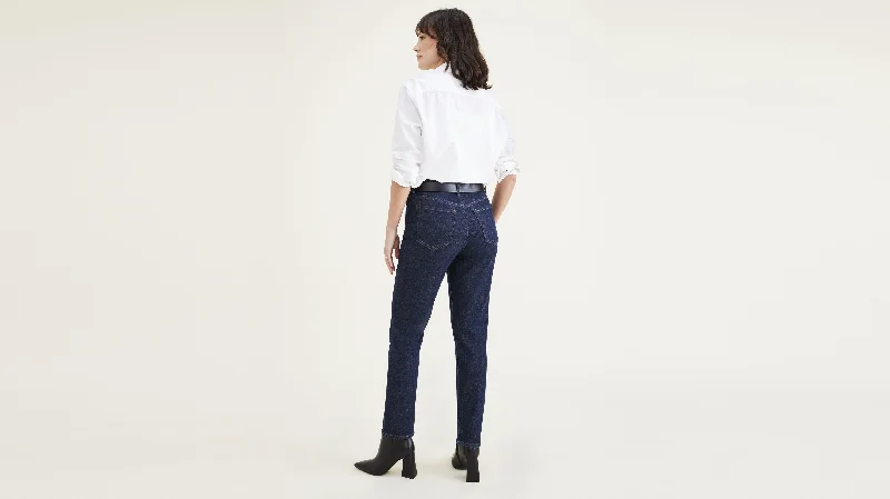 Women's Slim Fit High Jean Cut Pants