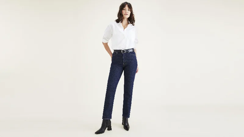 Women's Slim Fit High Jean Cut Pants