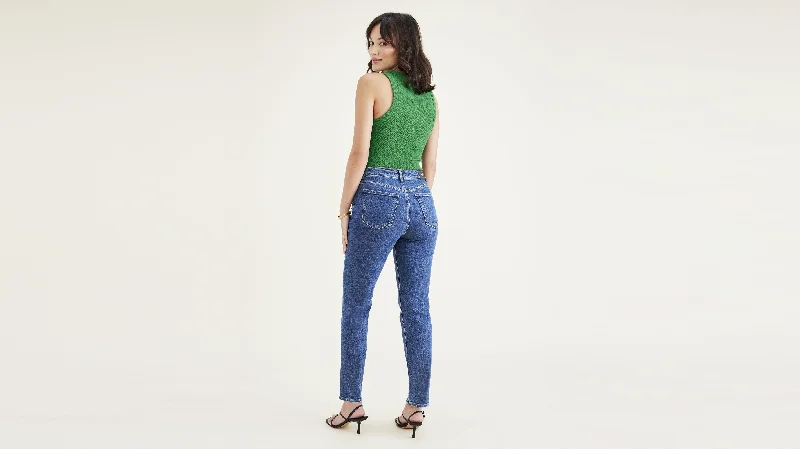 Women's Slim Fit High Jean Cut Pants