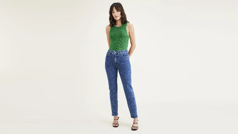 Women's Slim Fit High Jean Cut Pants