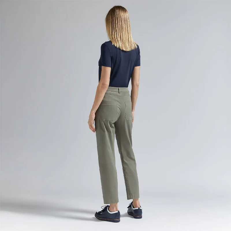 Womens Stretch Cotton Twill Trousers Isle - AW24