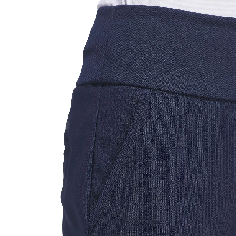 Womens Ultimate365 Regular Fit Solid Ankle Trousers Navy - 2024