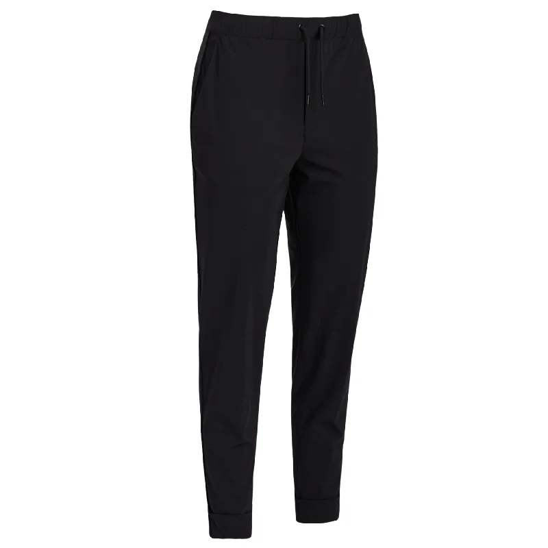 Womens Warp Knit Jogger Pants Onyx - AW24