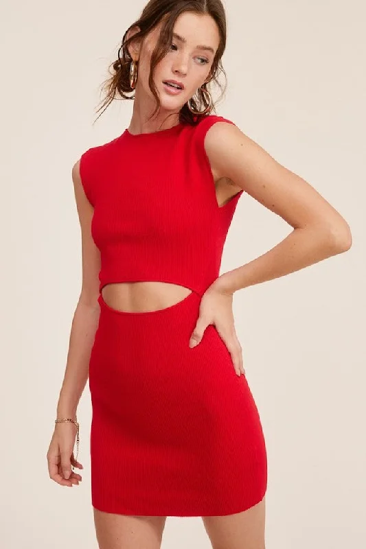 Magical Night Dress- Red Tunics Plaid country
