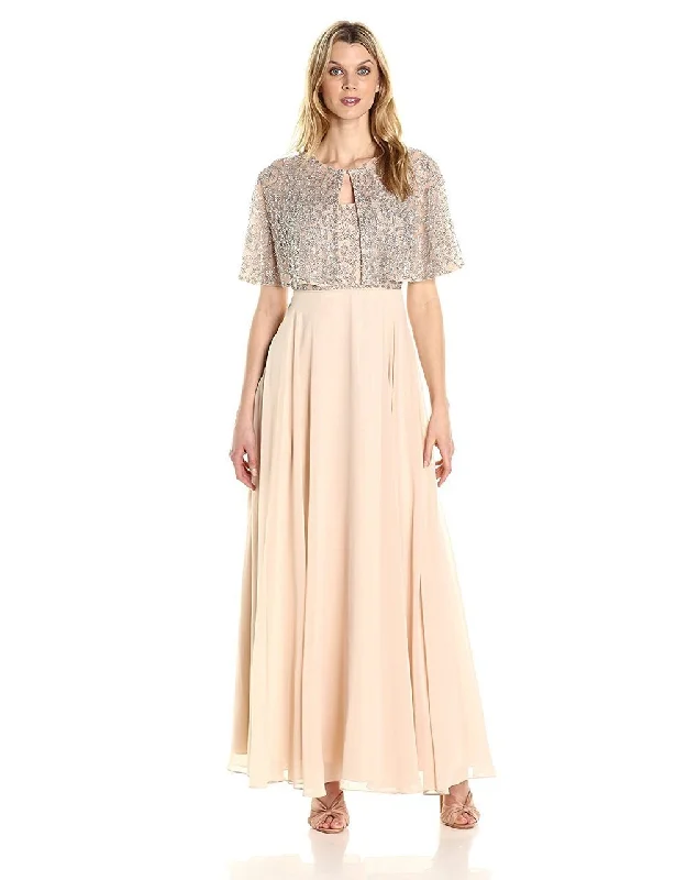 Aidan Mattox - MD1E201185SC Embellished A-line Evening Gown Tunics Sophisticated sleek Aidan Mattox - MD1E201185SC Embellished A-line Evening Gown Tunics Sophisticated sleek