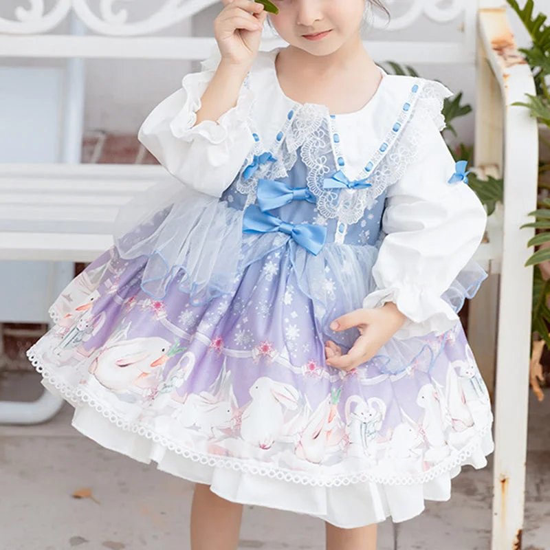 Baby Girl Dress Toddler Princess Round Neck Flowers Lolita Dress Party Dress Mermaid Tail Wedding Baby Girl Dress Toddler Princess Round Neck Flowers Lolita Dress Party Dress Mermaid Tail Wedding