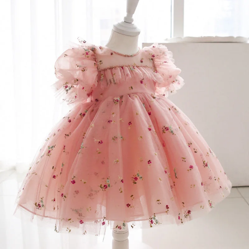 Baby Girl Formal Dresses Toddler Bow Puffy Floral Princess Dress Girl Birthday Party Dress Tunics Gym athletic Baby Girl Formal Dresses Toddler Bow Puffy Floral Princess Dress Girl Birthday Party Dress Tunics Gym athletic