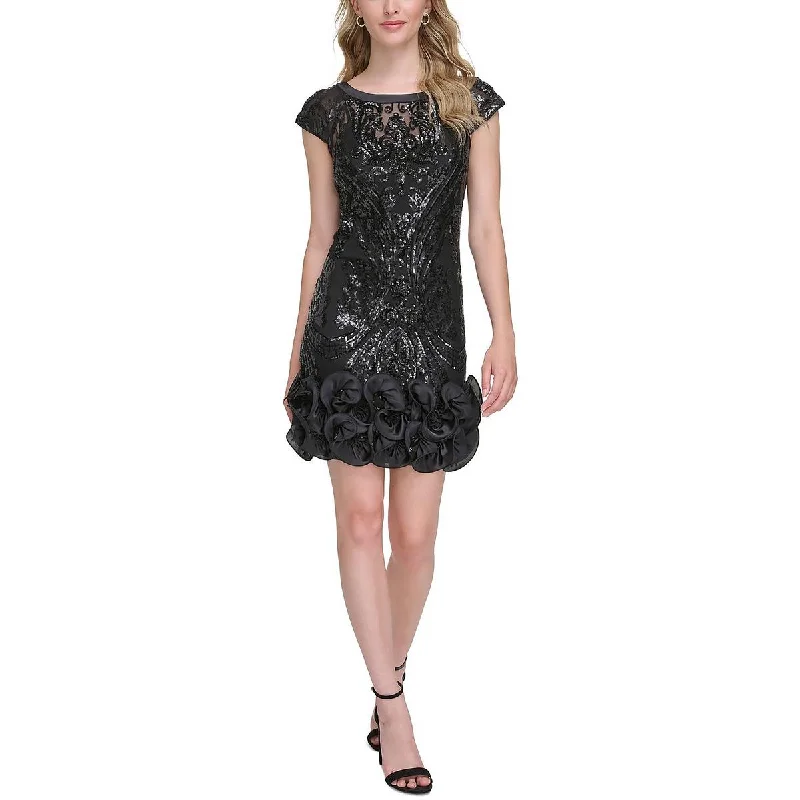Guess Womens Sequined Mini Cocktail And Party Dress Tunics Seasonal trendy