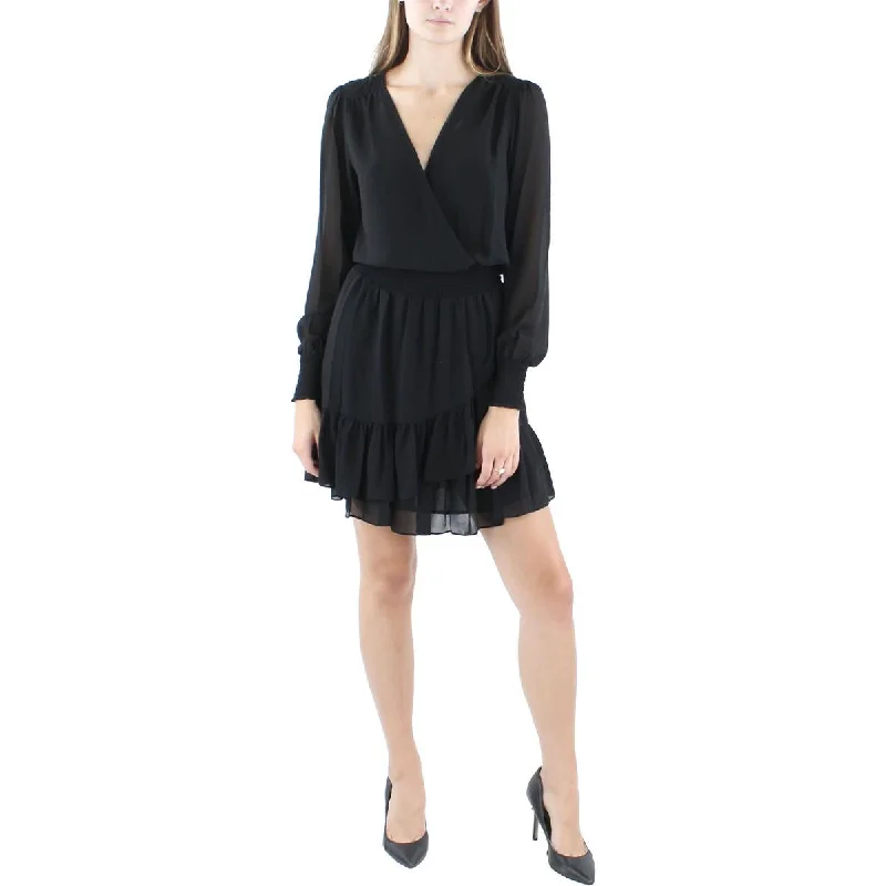 MICHAEL Michael Kors Womens Smocked  Cocktail And Party Dress Tunics Business professional