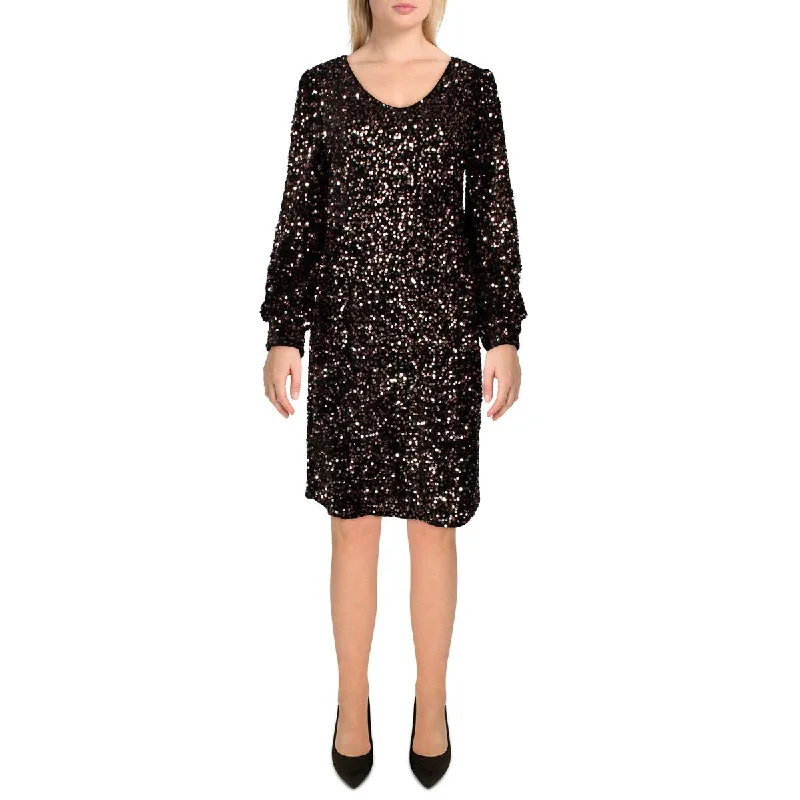 Nanette Nanette Lepore Womens Sequined Above Knee Cocktail And Party Dress Tunics stripes playful Nanette Nanette Lepore Womens Sequined Above Knee Cocktail And Party Dress Tunics stripes playful