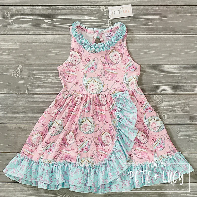 Pete + Lucy Cherry Blossom Tea Party Dress Tunics Stylish modern