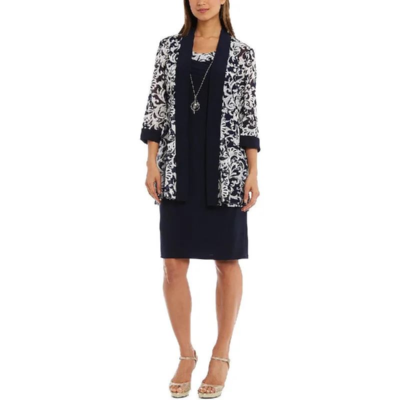 R&M Richards Womens Petites Printed Knee Cocktail and Party Dress Tunics Bestseller popular R&M Richards Womens Petites Printed Knee Cocktail and Party Dress Tunics Bestseller popular