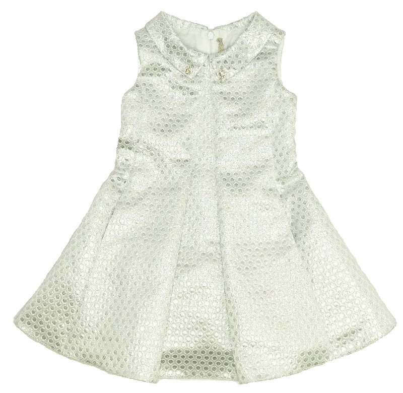 Silver Lame Party Dress Tunics Fashionable trendy