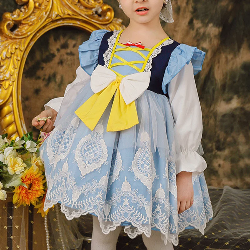 Baby Girl Dress Toddler Prom Autumn Winter Vintage Cozy Lolita Lace Floral Puffy Girl Princess Party Dress Tunics Luxurious high-end Baby Girl Dress Toddler Prom Autumn Winter Vintage Cozy Lolita Lace Floral Puffy Girl Princess Party Dress Tunics Luxurious high-end